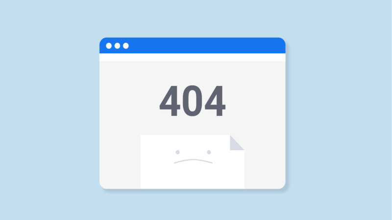 Définition d'une erreur 404
