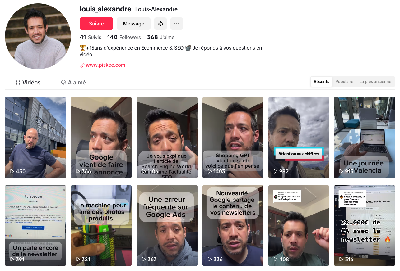 Lancement de notre compte TikTok