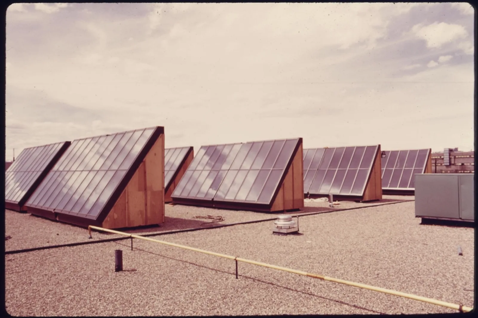 Panneaux solaires installés en toiture