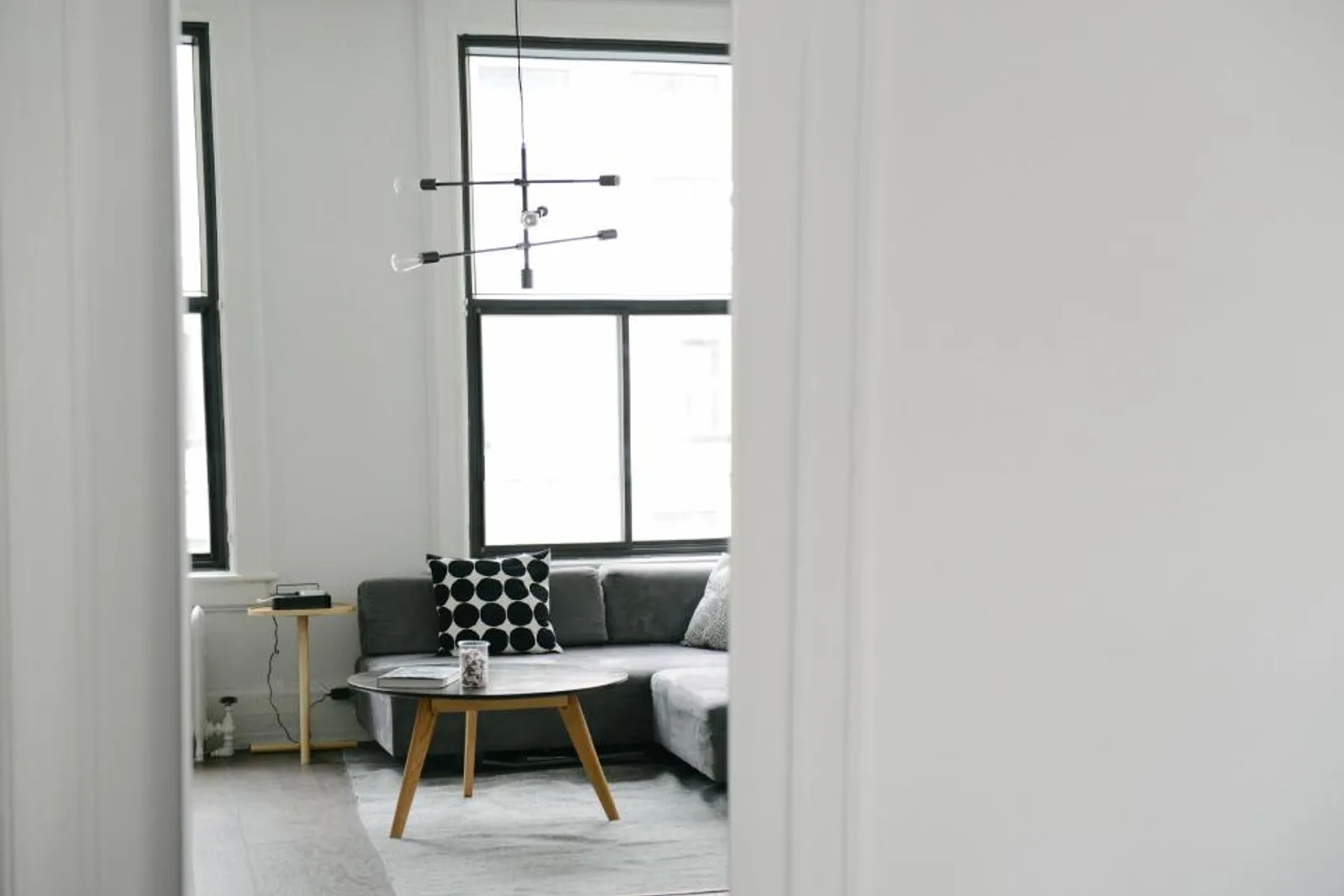 Séjour aménagé par un décorateur