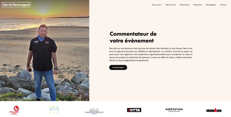 Hervé Demougeot — version mobile