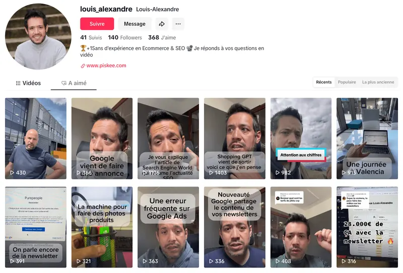 Lancement de notre compte TikTok