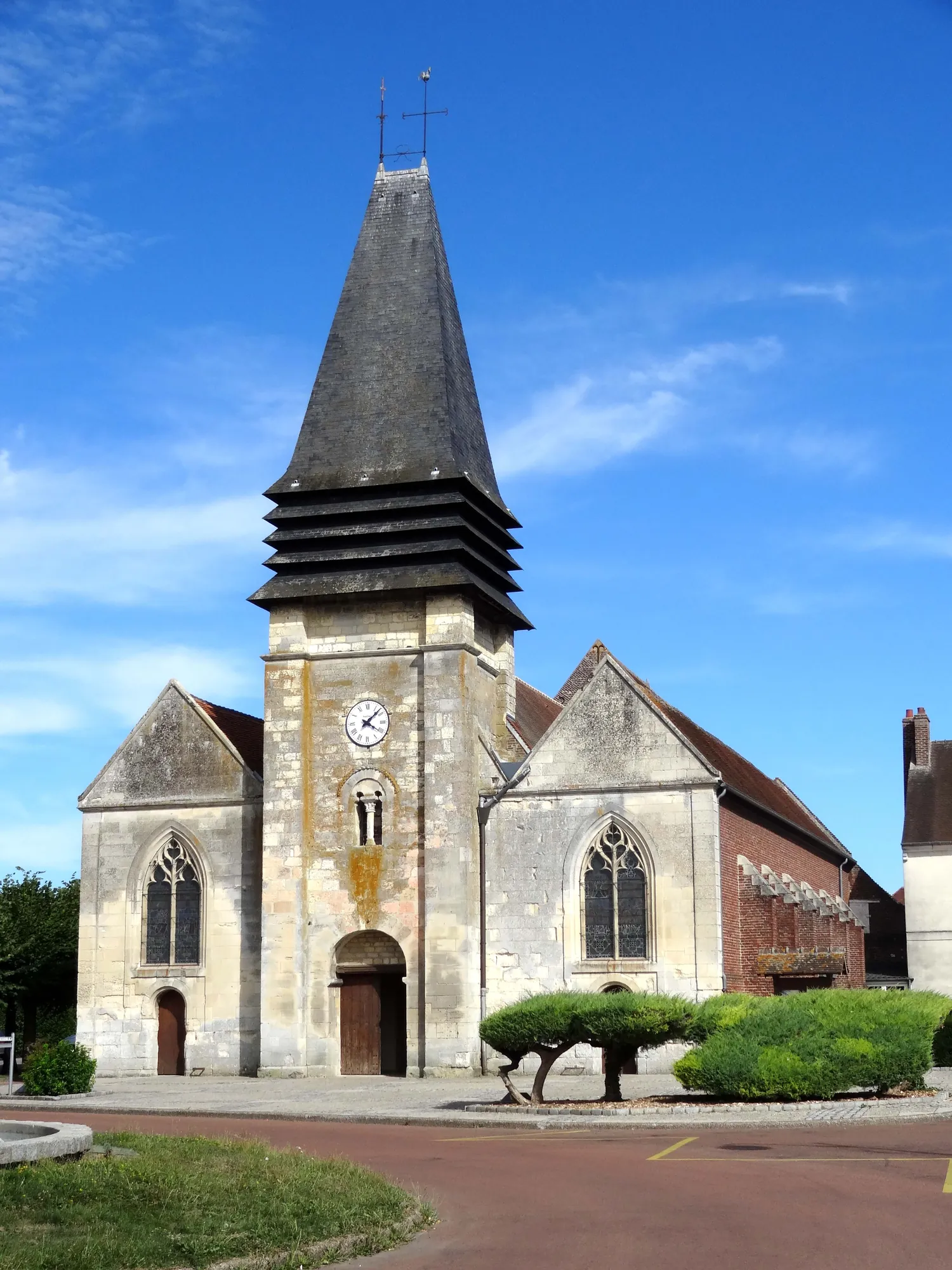 Estrées-Saint-Denis, carrefour du plateau