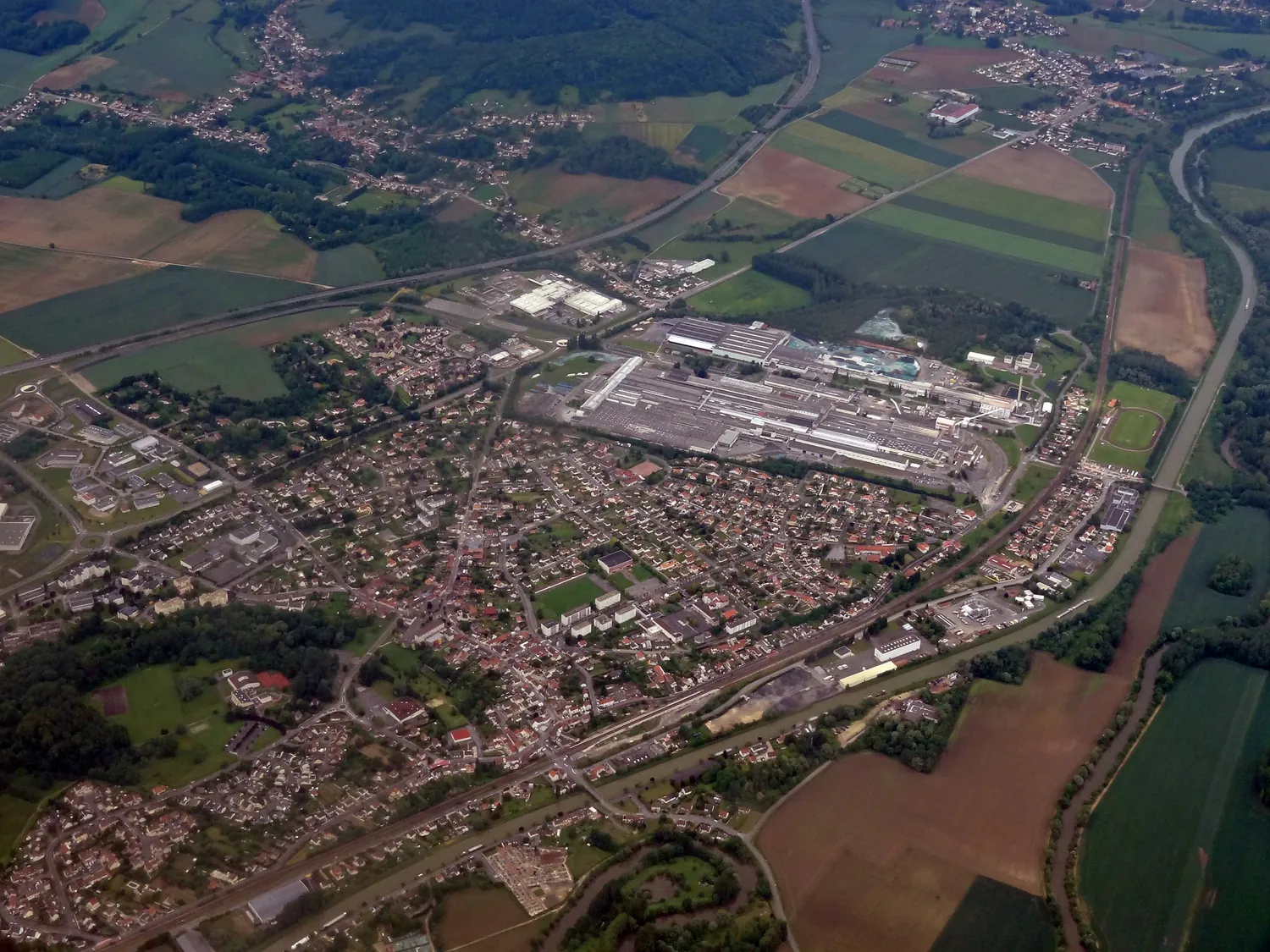 Thourotte, capitale du verre plat dans la vallée de l’Oise